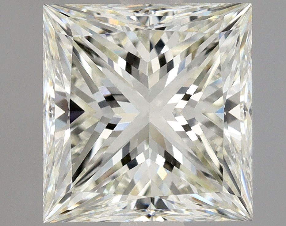 Diamante Naturale Taglio Princess 1.9ct VG/EX J VVS1 - GIA - 6.95x6.68x5.06mm