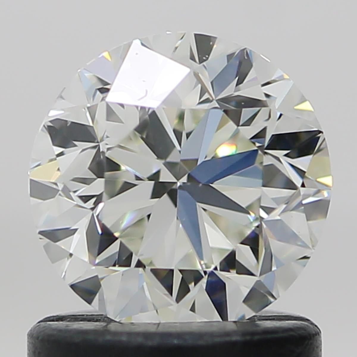 Diamante Naturale Taglio Brillante 1ct G/VG/EX J VVS1 - GIA - 6.12x6.06x4.06mm
