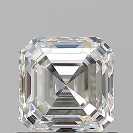 Diamante Naturale Taglio Asscher 0.9ct EX/VG I IF - GIA - 5.28x5.2x3.5mm