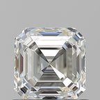 Diamante Naturale Taglio Asscher 0.9ct EX/VG I IF - GIA - 5.28x5.2x3.5mm
