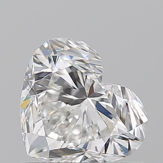 Diamante Naturale Taglio Cuore 1.02ct EX/EX F VVS2 - GIA - 5.82x6.81x4.23mm