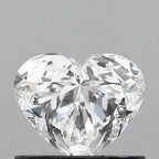 Diamante Naturale Taglio Cuore 0.7ct EX/EX D VS2 - GIA - 4.94x6.01x3.95mm