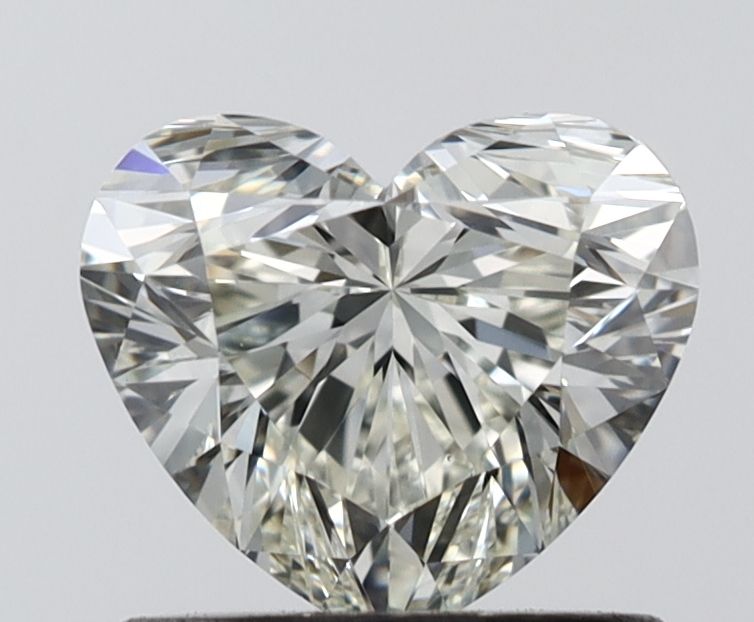 Diamante Naturale Taglio Cuore 0.8ct EX/EX J VVS1 - IGI - 5.46x6.38x3.89mm