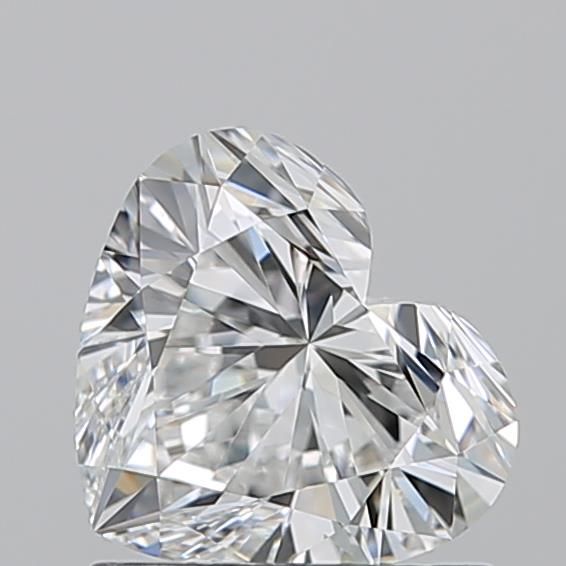 Diamante Naturale Taglio Cuore 1.04ct EX/EX F IF - GIA - 6.08x7.01x4.12mm