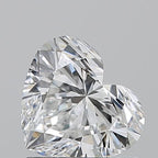 Diamante Naturale Taglio Cuore 1.04ct EX/EX F IF - GIA - 6.08x7.01x4.12mm