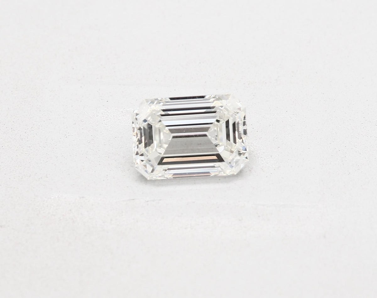 Diamante Naturale Taglio Smeraldo 1ct EX/EX J VS2 - GIA - 6.73x4.8x3.22mm