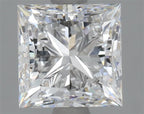 Diamante Naturale Taglio Princess 1.31ct EX/EX E VVS2 - GIA - 5.76x5.74x4.35mm