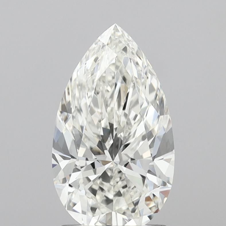 Diamante Naturale Taglio Goccia 1.5ct VG/EX H VVS1 - IGI - 10.44x6.08x3.87mm