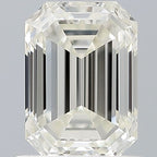 Diamante Naturale Taglio Smeraldo 0.9ct EX/EX I VVS1 - IGI - 6.46x4.59x3.21mm