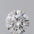 Diamante Naturale Taglio Brillante 0.51ct 3EX F VVS2 - GIA - 5.12x5.09x3.16mm