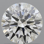 Diamante Naturale Taglio Brillante 1.09ct 3EX H IF - GIA - 6.65x6.61x4.01mm