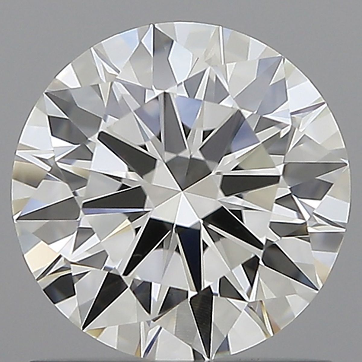 Diamante Naturale Taglio Brillante 1.09ct 3EX H IF - GIA - 6.65x6.61x4.01mm