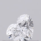 Diamante Naturale Taglio Cuore 0.22ct VG/VG D VVS1 - GIA - 3.54x4.25x2.5mm