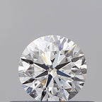 Diamante Naturale Taglio Brillante 0.4ct VG/G/EX E VVS2 - GIA - 4.61x4.57x2.95mm