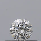 Diamante Naturale Taglio Brillante 0.23ct 3EX G IF - GIA - 3.97x3.98x2.42mm