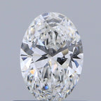 Diamante Naturale Taglio Ovale 0.51ct EX/EX E VS1 - IGI - 6.45x4.49x2.74mm