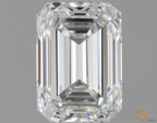 Diamante Naturale Taglio Smeraldo 0.7ct EX/EX F VVS2 - GIA - 5.9x4.15x2.84mm