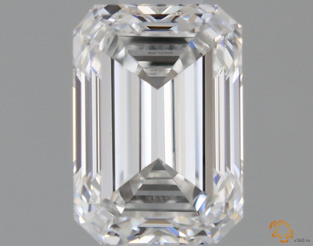 Diamante Naturale Taglio Smeraldo 0.7ct EX/EX F VVS2 - GIA - 5.9x4.15x2.84mm