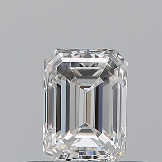 Diamante Naturale Taglio Smeraldo 0.5ct VG/G F VS1 - GIA - 5.25x3.81x2.68mm