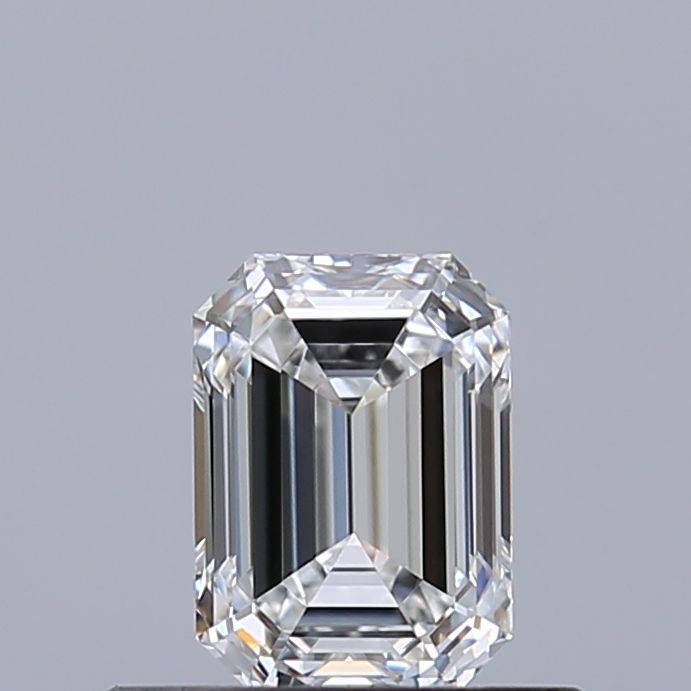 Diamante Naturale Taglio Smeraldo 0.5ct EX/EX E VVS1 - GIA - 5.32x3.81x2.58mm
