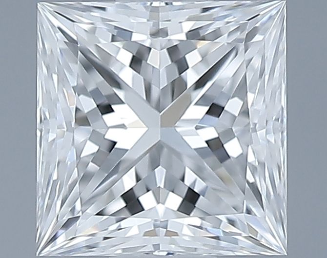 Diamante Naturale Taglio Princess 0.51ct EX/EX D VVS1 - GIA - 4.46x4.38x3.2mm