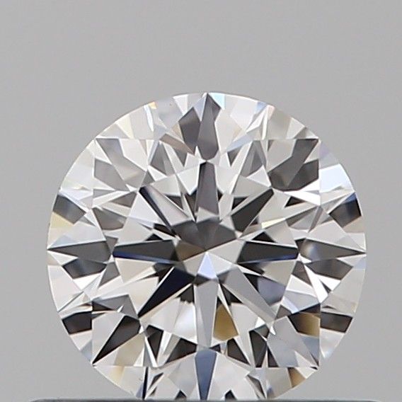 Diamante Naturale Taglio Brillante 0.42ct 3EX D VS2 - GIA - 4.84x4.81x2.96mm