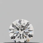 Diamante Taglio Brillante 0.18ct EX/VG/EX F VVS2 - GIA - 3.62x3.58x2.26mm