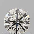 Diamante Naturale Taglio Brillante 0.4ct 3EX J VVS1 - IGI - 4.66x4.69x2.95mm
