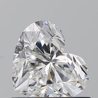 Diamante Naturale Taglio Cuore 0.73ct VG/EX F IF - GIA - 5.47x6.25x3.69mm