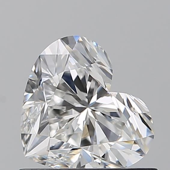 Diamante Naturale Taglio Cuore 0.73ct VG/EX F IF - GIA - 5.47x6.25x3.69mm