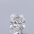 Diamante Naturale Taglio Radiant 0.4ct EX/EX D VVS1 - GIA - 5.23x3.76x2.49mm