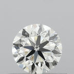 Diamante Naturale Taglio Brillante 0.5ct VG/EX/EX J VVS2 - IGI - 4.95x5.0x3.18mm