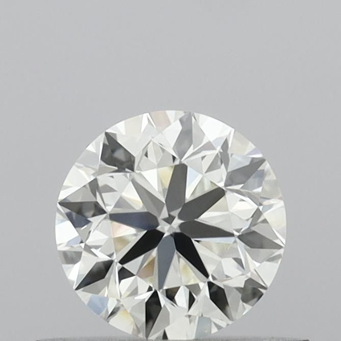 Diamante Naturale Taglio Brillante 0.5ct VG/EX/EX J VVS2 - IGI - 4.95x5.0x3.18mm