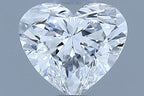Diamante Naturale Taglio Cuore 0.57ct EX/EX D IF - GIA - 5.04x5.73x3.41mm
