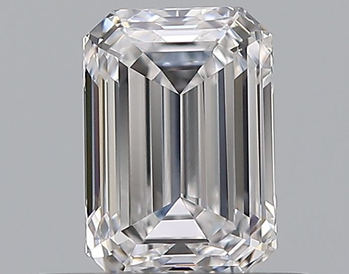 Diamante Naturale Taglio Smeraldo 0.49ct G/VG D VVS2 - GIA - 5.34x3.7x2.46mm