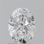 Diamante Naturale Taglio Ovale 1.01ct EX/EX F VVS2 - GIA - 7.59x5.52x3.62mm