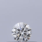 Diamante Naturale Taglio Brillante 0.19ct 3EX G VVS1 - GIA - 3.71x3.73x2.25mm