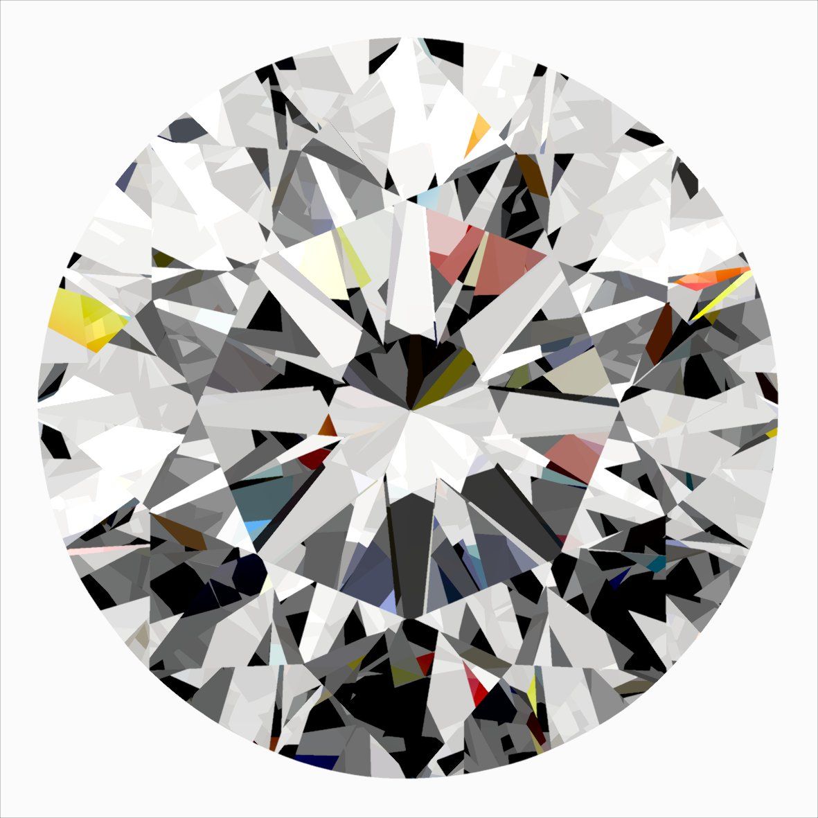 Diamante Naturale Taglio Brillante 0.34ct 3EX G VVS1 - IGI - 4.43x4.46x2.8mm