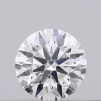 Diamante Naturale Taglio Brillante 0.18ct EX/VG/VG D VS1 - GIA - 3.68x3.7x2.26mm