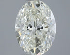 Diamante Naturale Taglio Ovale 0.7ct EX/EX J VVS1 - IGI - 6.76x4.97x3.23mm