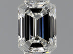 Diamante Naturale Taglio Smeraldo 0.35ct VG/EX H VVS1 - GIA - 4.81x3.43x2.32mm