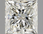 Diamante Naturale Taglio Princess 1.7ct EX/VG J VS2 - GIA - 6.48x6.28x4.77mm