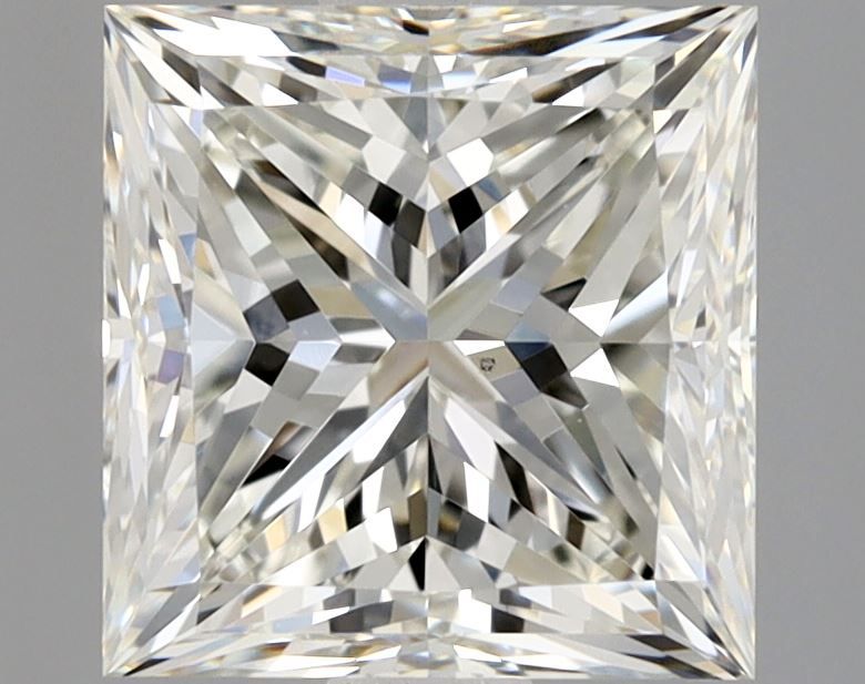 Diamante Naturale Taglio Princess 1.7ct EX/VG J VS2 - GIA - 6.48x6.28x4.77mm