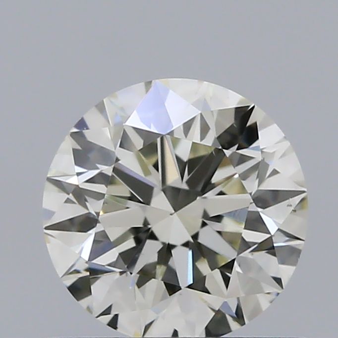 Diamante Naturale Taglio Brillante 0.65ct VG/EX/EX J VS1 - IGI - 5.47x5.5x3.46mm