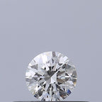 Diamante Naturale Taglio Brillante 0.23ct 3EX F VS1 - GIA - 3.9x3.93x2.45mm