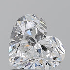 Diamante Naturale Taglio Cuore 1.01ct EX/EX E VS1 - GIA - 6.17x6.86x4.01mm
