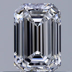 Diamante Naturale Taglio Smeraldo 0.52ct EX/EX D VVS1 - GIA - 5.69x3.78x2.51mm