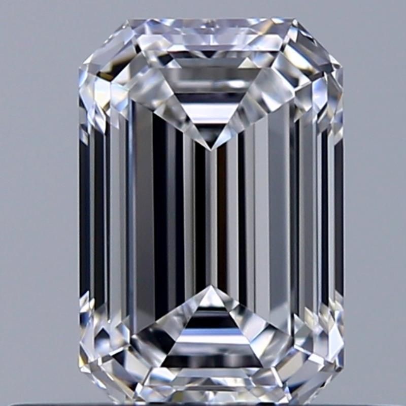 Diamante Naturale Taglio Smeraldo 0.52ct EX/EX D VVS1 - GIA - 5.69x3.78x2.51mm