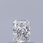 Diamante Naturale Taglio Radiant 0.32ct VG/EX D VS1 - GIA - 4.76x3.41x2.28mm