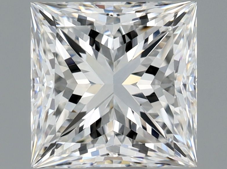 Diamante Naturale Taglio Princess 1.1ct EX/EX E VS2 - GIA - 5.7x5.68x4.1mm